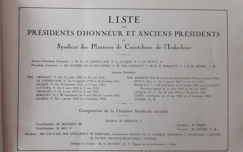 Annuaire des Planteurs de Caoutchouc de l'Indochine 1926 Saigon Vietnam Asie - Foto 5 di 24