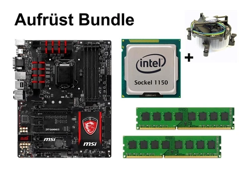 Aufrüst Bundle - MSI Z97 GAMING 5 + Intel i7-4771 + 32GB RAM #63489
