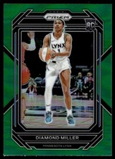 2023-24 Panini Prizm WNBA Green Diamond Miller Rookie Minnesota Lynx #134