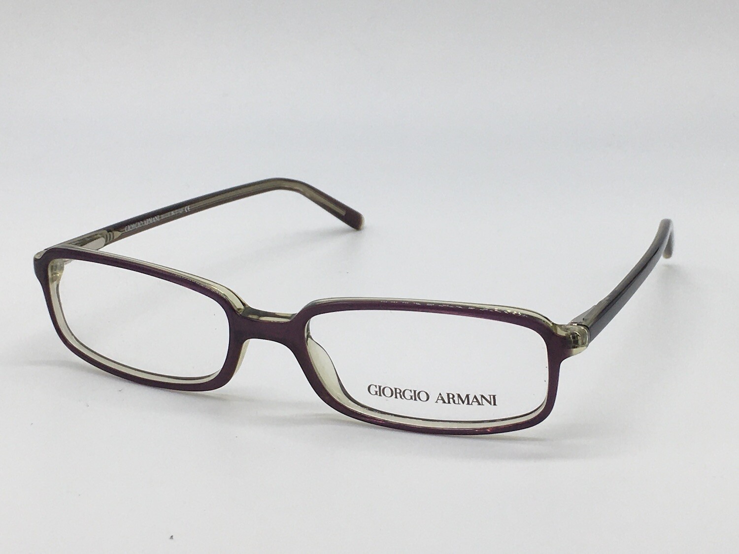 Armani Eyeglasses Frames woman Purple Reading Rectangle 2048