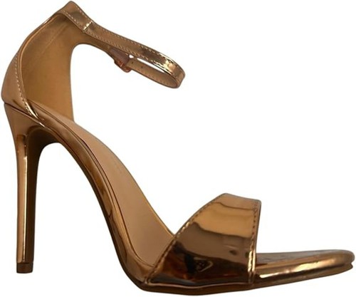 Women's Tampa Round Toe Single Band Ankle Strap Stiletto High Heel Sandals Tampa - Picture 54 of 80