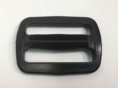 Tri glide Sliplock Strap Adjust BLACK Buckle Sling Plastic Slide 