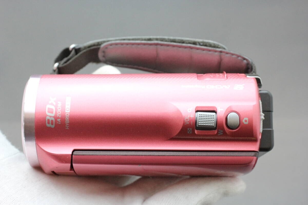 Panasonic HC-V520M Pink Digital HD Video Camera Memory 32GB