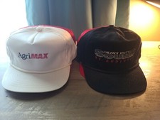 advertising Snap Back Caps Vintage Lot Of 10 Trucker Hats Ranch farm mesh