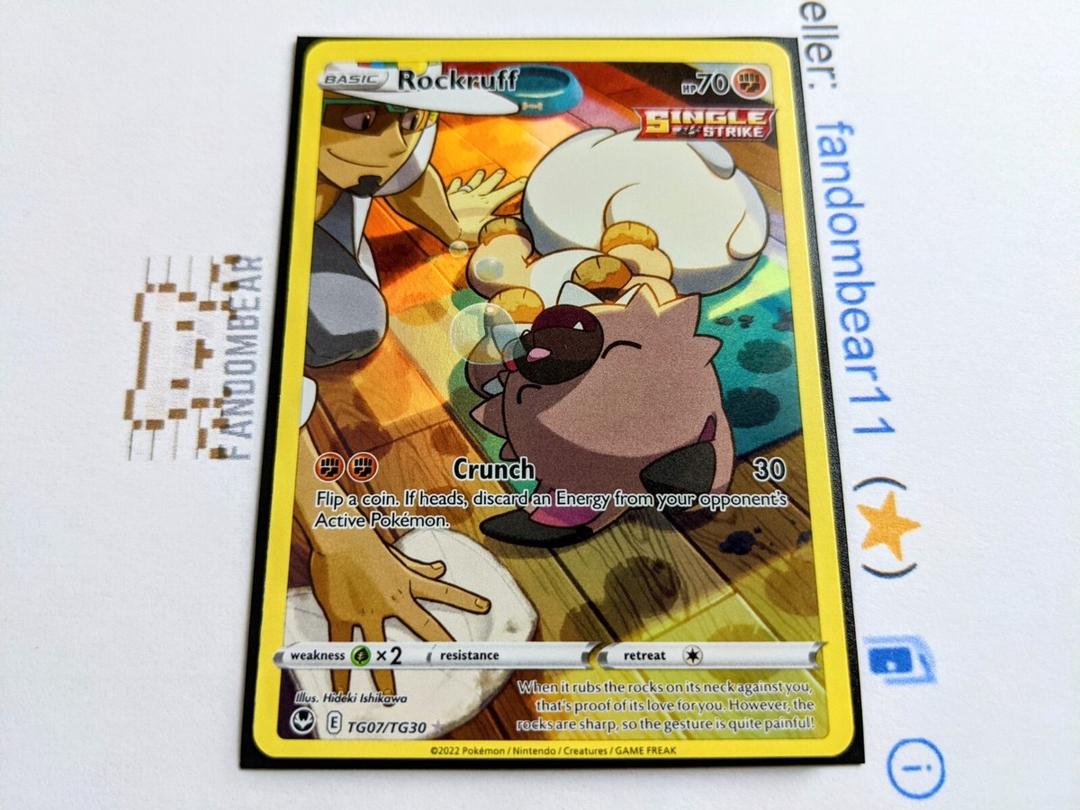 Rockruff FULL ART TRAINER GALLERY CHR TG07/TG30 Silver Tempest 2022 Pokemon TCG | eBay Rockruff FULL ART TRAINER GALLERY CHR TG07/TG30 Silver Tempest 2022 Pokemon TCG | eBay