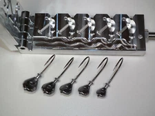 Freshwater Flip jig mold 3/8, 1/2, 5/8, 3/4, 1oz Keeper Wire CNC Aluminum USA