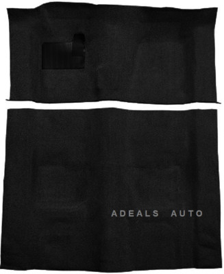 ACC 74-75 CAMARO FIREBIRD 4-SPEED BLACK MOLDED CUT PILE CARPET - SPLIT REAR SEAT