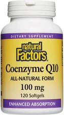 Natural Factors Coenzyme Q10 100mg 120 softgels