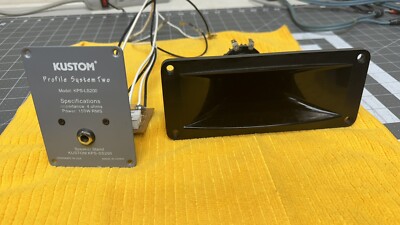 Kps Driver Rashed Kustom Horn Tweeter Driver W/ Crossover Works Great Pull From KPS-LS200 ...