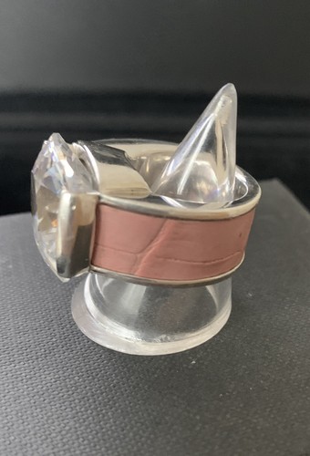 JOOP! Joop Ring Silberring NP 349,- schwer massiv Silber 925 Grösse 55 Leder - Bild 14 von 15