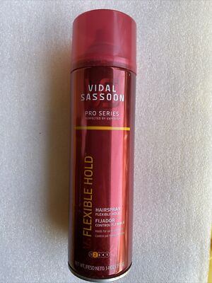 VIdal Sassoon Hairspray - Flexible Hold - Level 2 - Pro Series - LARGE 14 oz.