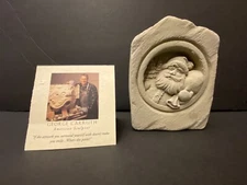 Vintage George Carruth Santa Sculpture 1997 Signed 5" Tall