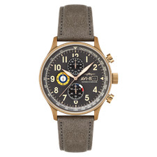 AVI-8 Hawker Hurricane Gold Grey Men's Watch AV-4011-0P