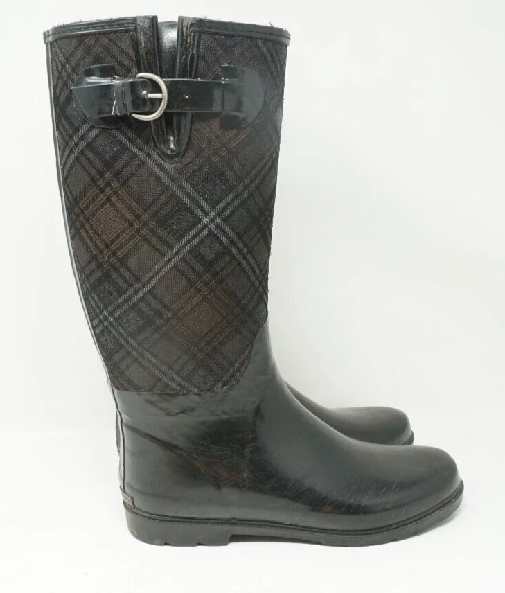 Bota de lluvia Banana Republic para mujer de goma talla 11 hebilla lateral ajustable Foto 4 de 4