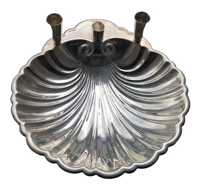 sheffield　アンティーク　小物入れ　シルバー The Sheffield Silver Co.Clam shell footed serving dish w
