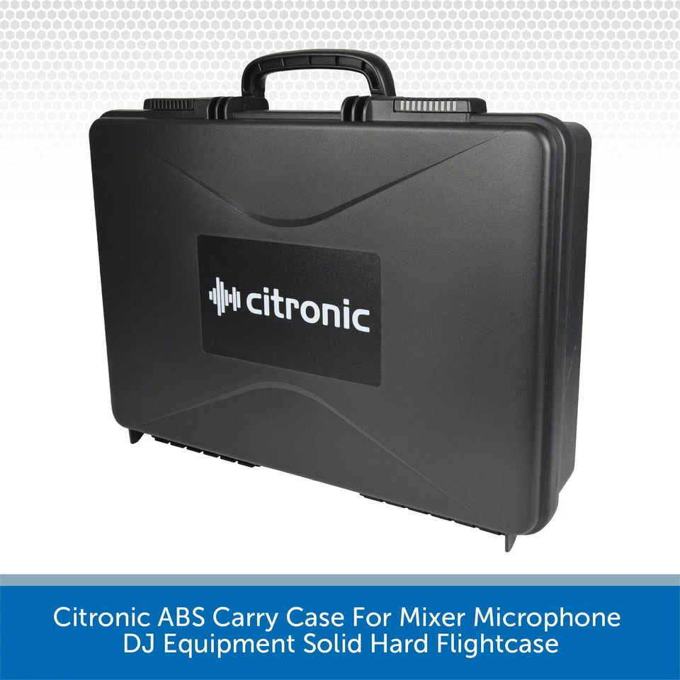 Citronic ABS Carry Case For Mixer Microphone DJ Equipment Solid Hard Flightcase - Image 4 of 4