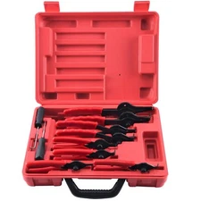11pc Snap Ring Plier Kit Circlip Combination Retaining Clip Car Truck Motorcycle