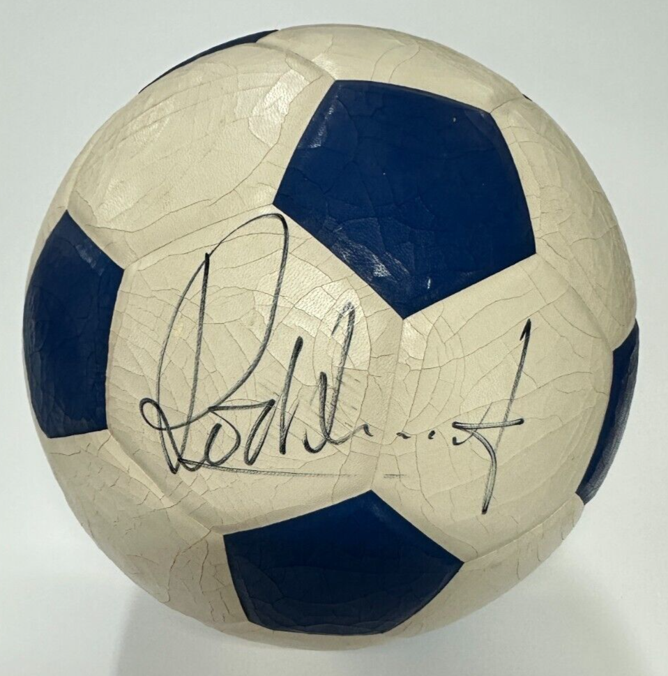 Rod Stewart Signed Vintage Regent Hawk FIFA Soccer Ball JSA COA