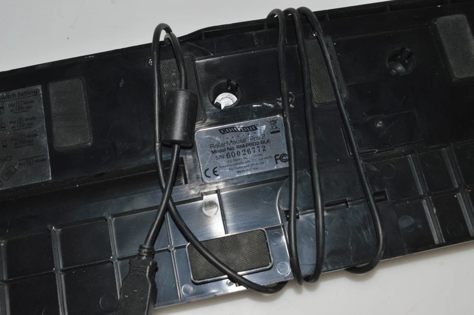 ^^ CONTOUR DESIGN ROLLERMOUSE PRO2 MODEL RM-PRO2-BLK USB WIRED MOUSE (KND36) - Image 3 of 3