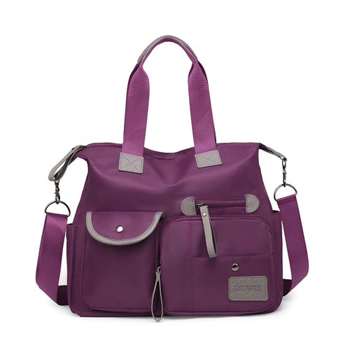 New Ladies Tote Bag Fashion Nylon Waterproof Casual Shoulder Bag Mummy Bag Large - Picture 6 of 29