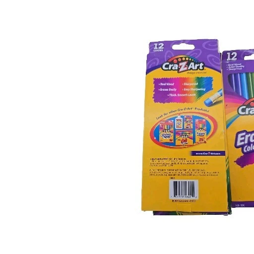 1 Pack Crayola 2 PACKS CrazArt Erasable Colored Pencils - Image 3 of 4