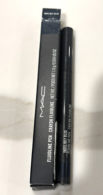 MAC Fluidline Pen INDELIBLY BLUE