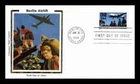 BERLIN GERMANY AIRLIFT RUSSIAN BLOCKADE 1998 FDC COLORANO SILK CACHET VF UNADDR