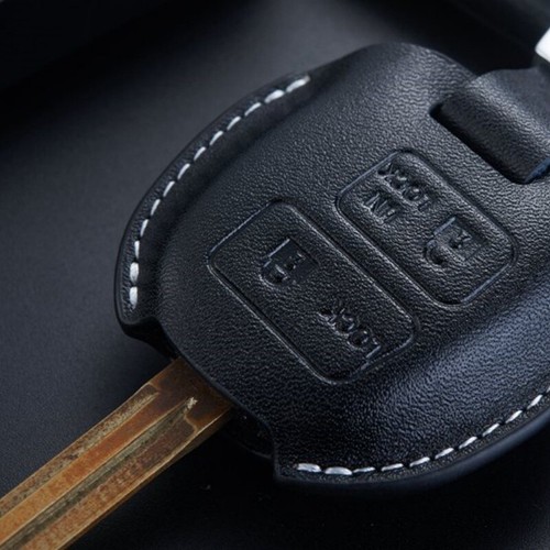 Genuine Leather Car Key Case Cover For Toyota FJ Cruiser For Lexus ES LX RX GS - Picture 5 of 9