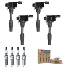 4x Ignition Coil & 4 Champion Spark Plug For Chevrolet Malibu Limited 2.5L UF680