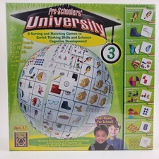 PRE-SCHOOLERS UNIVERSITY Matching Sorting Learning Game 2004 Creative Toys 5373