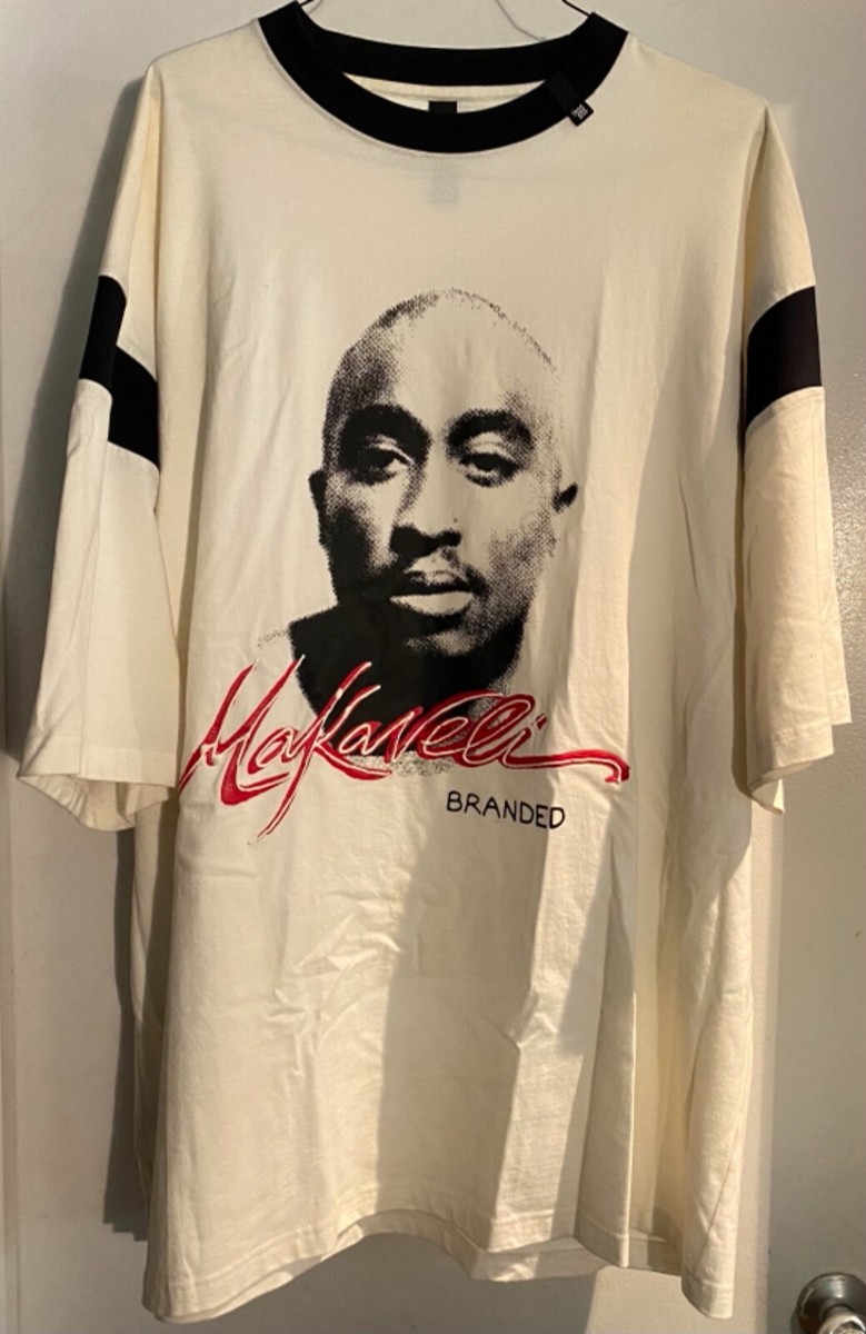 ULTRA RARE Vintage 2Pac Makaveli T shirt Size XXXL Rap Tee