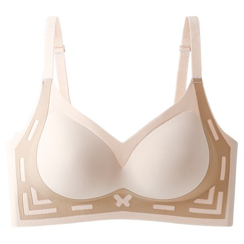Patchwork Wireless Deep V Bra Close-fitting Seamless Bras Running - Picture 17 of 17
