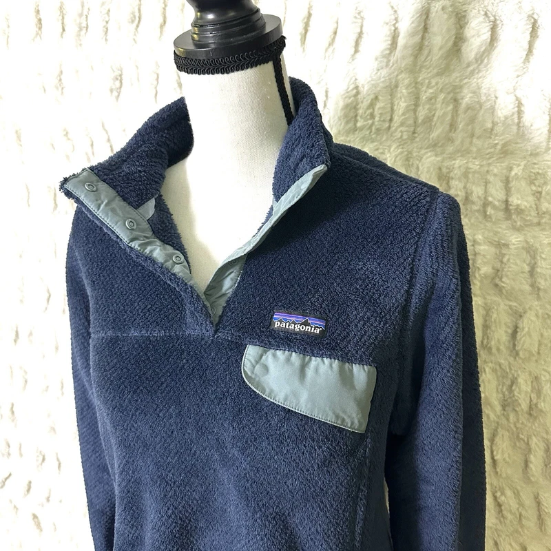 patagonia re-tool snap-t polartec mock neck fleece jacket