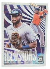 Yordan Alvarez 2020 Optic Baseball Illusions #OI-6 Astros RC Free Shipping 