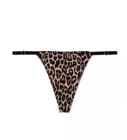 Victoria's Secret Very Sexy Add 2 Cups Push Up Bra & V String Panty Set Leopard