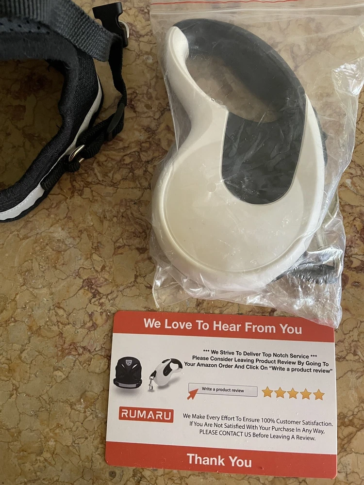 Dog Harness and  retractable leash set Rumaru