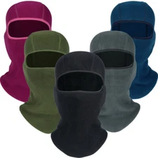 Men Women Winter Polar Fleece Ski Balaclava Motorcycle Neck Warm Full Face Mask