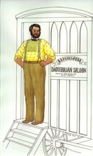 Past Patterns 0015 - Mid 19th Century Summer Trousers pattern Waist 44"-52"