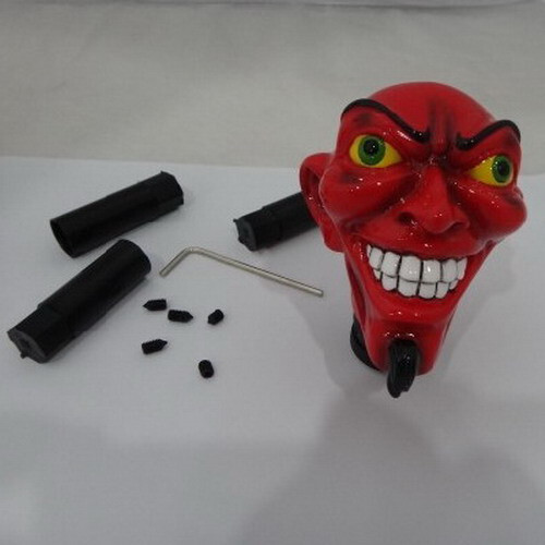 Car Shift Shifter Knob Red devil Sports Auto Manual Universal Gear Lever SN53 - Bild 2 von 7