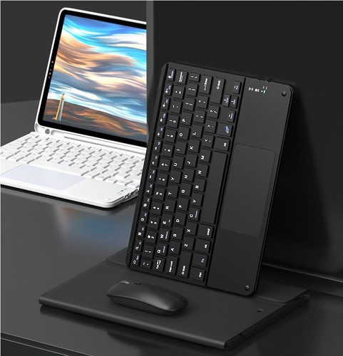 Bluetooth Touchpad Tastatur Kabellos Keyboard für iOS iPad Android Windows - Bild 3 von 8