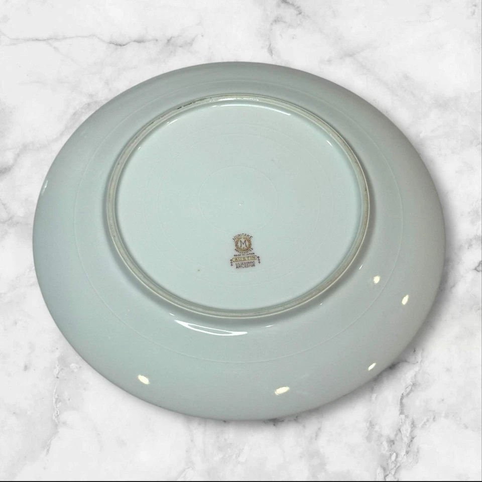 "Platos de cena Noritake Austin 10"" Japón pintados a mano - Juego de 4, usados en excelente estado" Foto 4 de 4