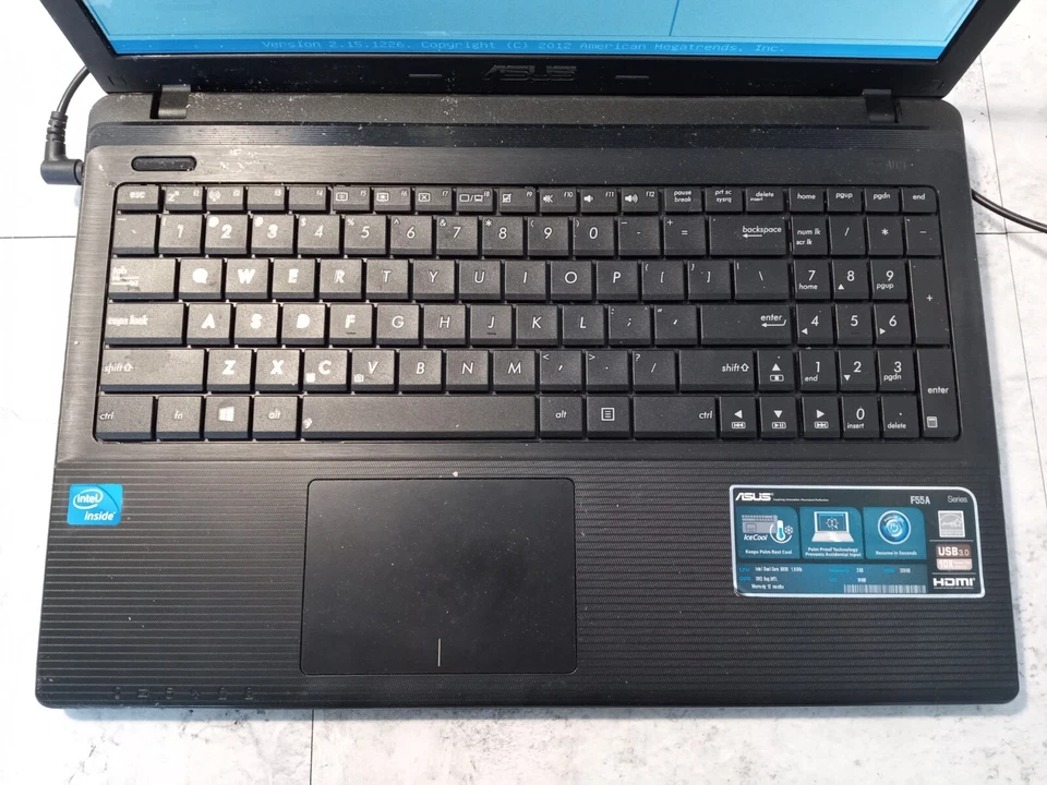 ASUS F55A-SX224H Portatile 15.6" Intel Celeron Dual Core B830 *LEGGI* -FM - Immagine 2 di 4