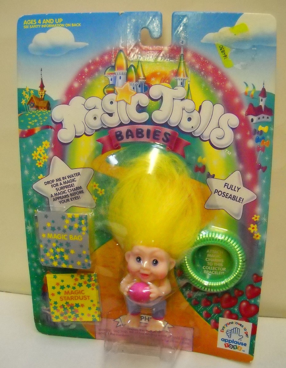 海外輸入人形 Applause magic ビンテージ トロール Trolls Vintage 1991 Applause MAGIC TROLLS Large 15” Doll Original