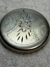 VINTAGE SNUFF CAN LID COVER SKOAL COPENHAGEN TOBACCO Chew Silver Gaucho