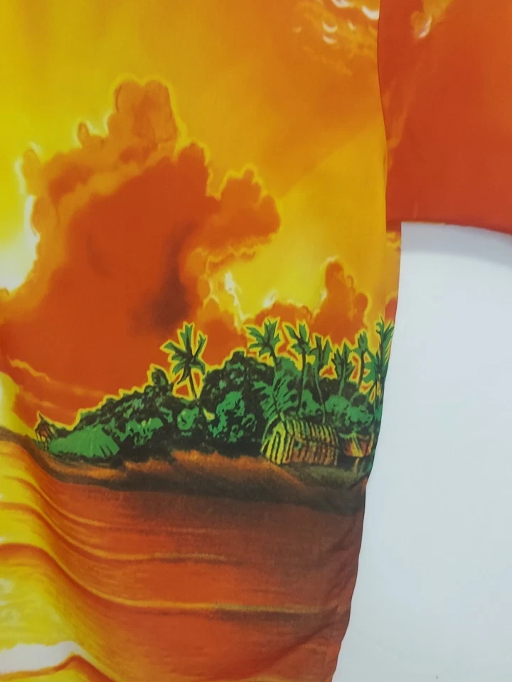 Camisa Margaritaville Para Hombre Mediana Hawaiana Playa Tequila Crucero Fiesta Verano Foto 4 de 4