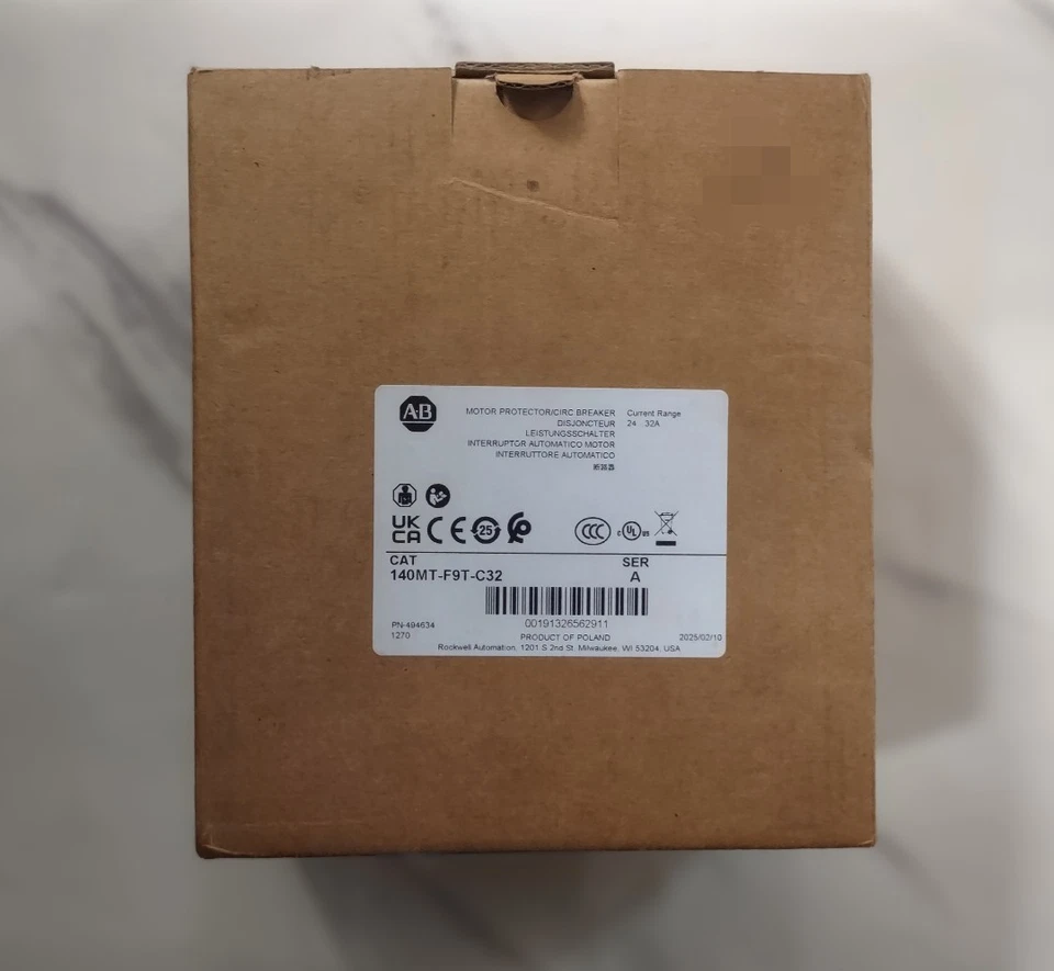 Allen Bradley 140MT-F9T-C32 Ser. Protector de motor A PN-494634/C.B. *NUEVO*ENVÍO GRATUITO* Foto 2 de 4