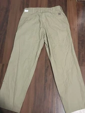 RED KAP Men’s Khaki Work Pants Size 34 Inseam 33