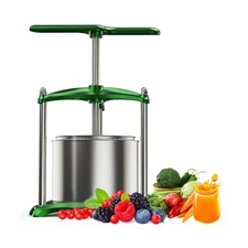 Fruit Wine Press - 100% Natural Juice Maker for Apple, Carrot, Oran... Fast Ship