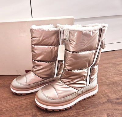 HÖGL DAMEN BOOTS STIEFEL  APRES SKI GR 41,5 GOLD NEU & OVP