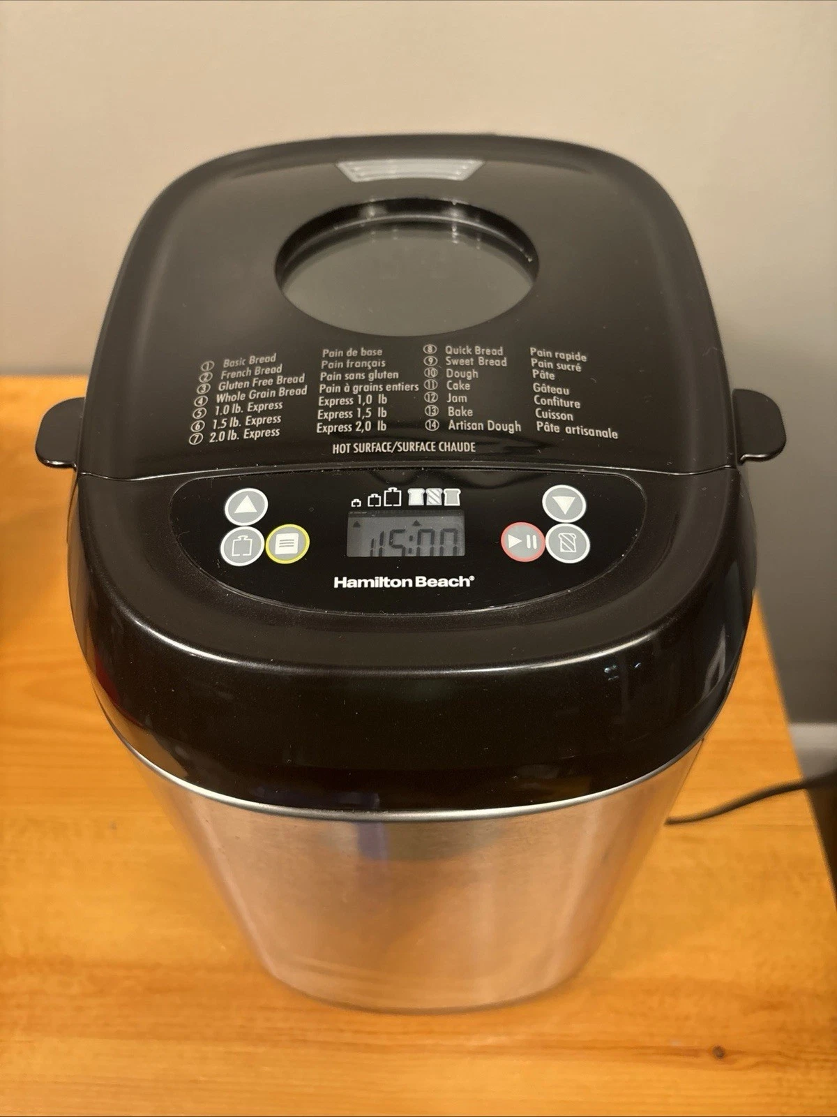 Hamilton Beach Artisan Dough & Bread Maker 29985 Works Used Once
Opens in a new window or tab